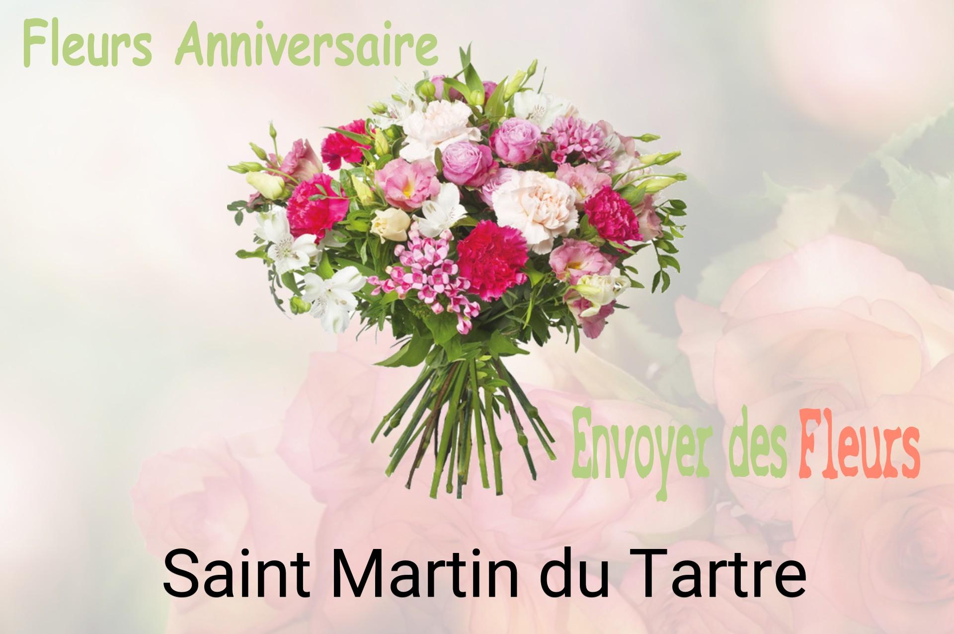 Bouquet de fleurs d’anniversaire livré à Saint-Martin-du-Tartre