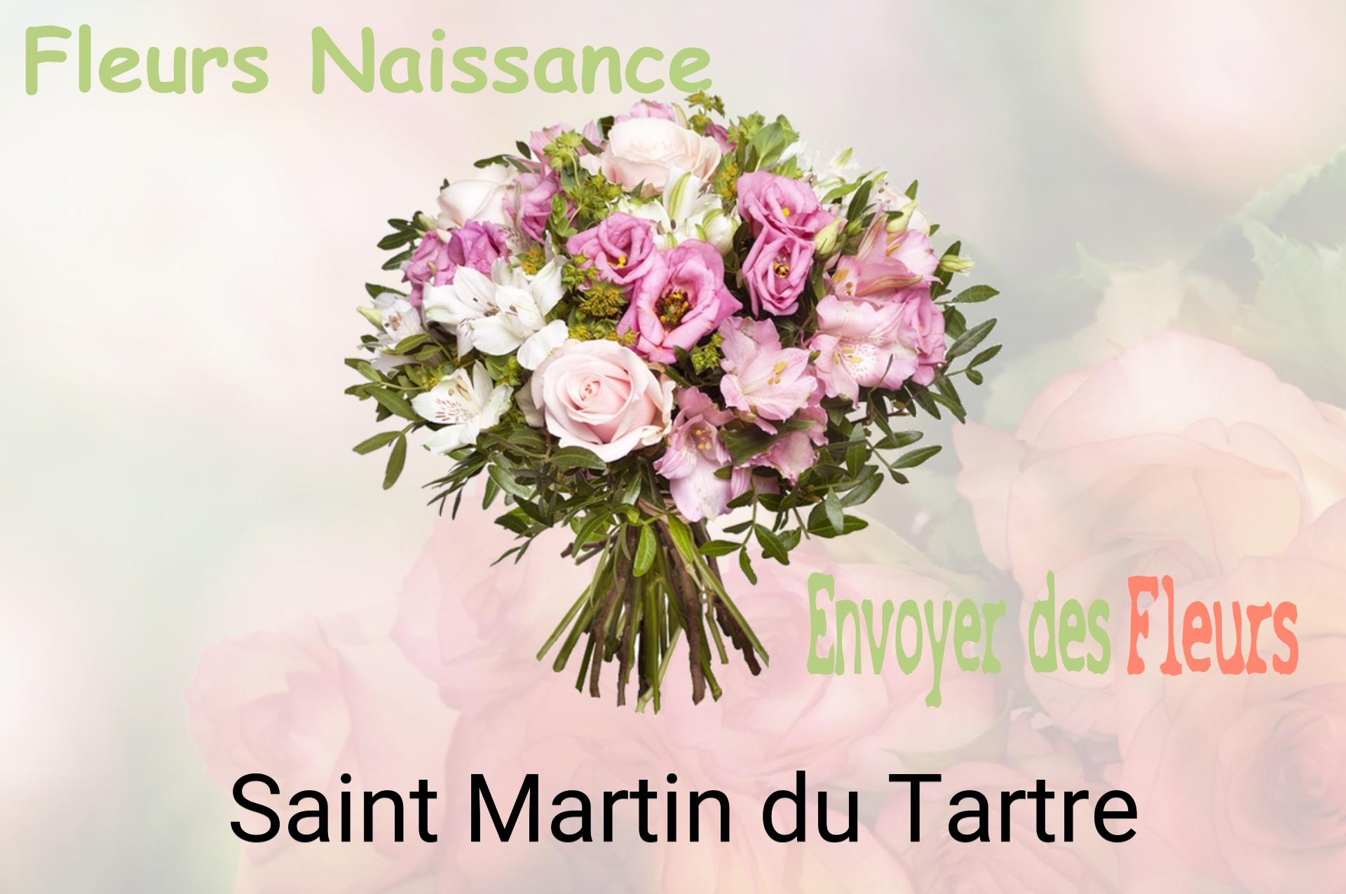 Bouquet de fleurs de naissance livré à Saint-Martin-du-Tartre